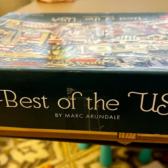 WILLOW CREEK Best of the USA
Jigsaw Puzzle 19" x 26" 1000 Pieces
- Complete - Picture 2 of 4